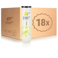 Training Tennisball 18x 4 Ball Tube