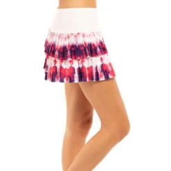Sunburst Pleated Scallop Skirt Women -Tennis Shop 01233000 12