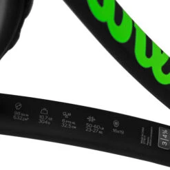 Wilson Blade 98 16x19 Countervail Black Tour Racket (Special Edition) 13 Wilson Blade 98 16x19 Countervail Black Tour Racket (Special Edition) -Tennis Shop 03224000 11