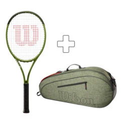 Wilson Blade Feel 100 Allround Racket (plus Tennis Bag)