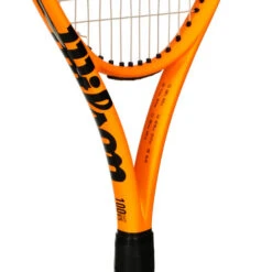 Wilson Burn 100 V5 Bright Neon Orange Tour Racket 12 Wilson Burn 100 V5 Bright Neon Orange Tour Racket -Tennis Shop 04007000 10