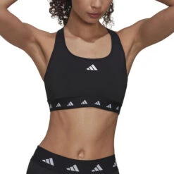 ADIDAS Power Medium-Support Tech-Fit Sports Bras Women -Tennis Shop 18505000 17