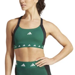 ADIDAS PWI Medium-Sport Tech-Fit Color Block Sports Bras Women 10 ADIDAS PWI Medium-Sport Tech-Fit Color Block Sports Bras Women -Tennis Shop 18520000 13